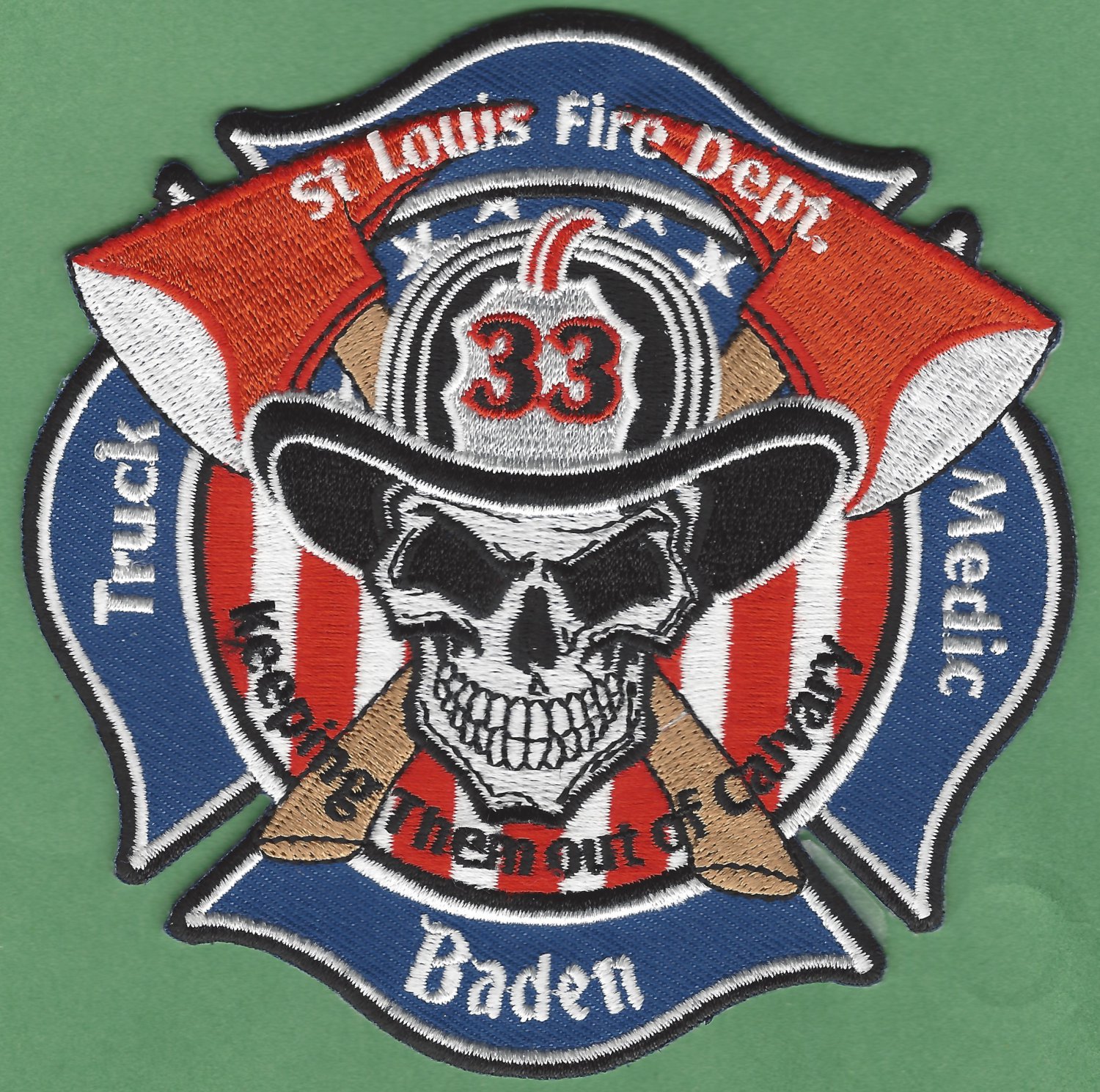 Saint Louis Fire Department Medic 14 EMS Patch Missouri MO –
