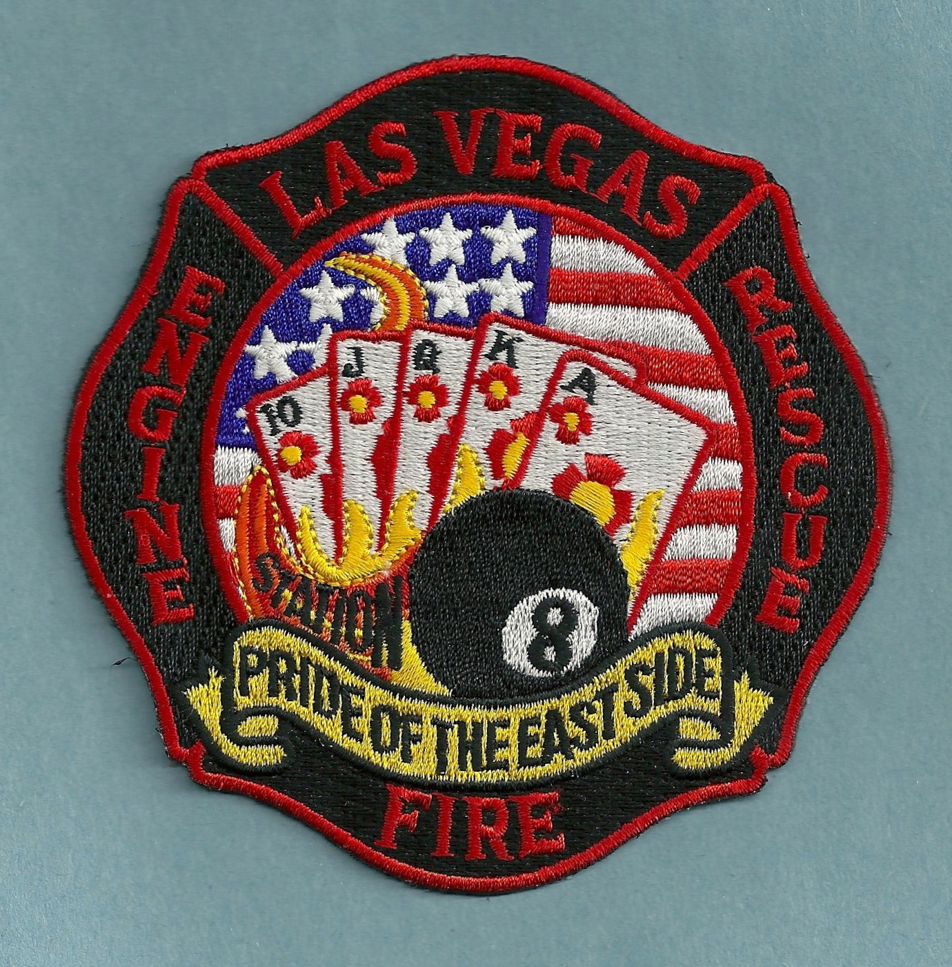 Las Vegas Fire Department Engine 8 Rescue 8 Company Patch