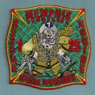 Memphis Fire Department Engine 25 Rescue 1 Company Patch Memphis Fire Department Engine 25 Rescue 1 Company Patch