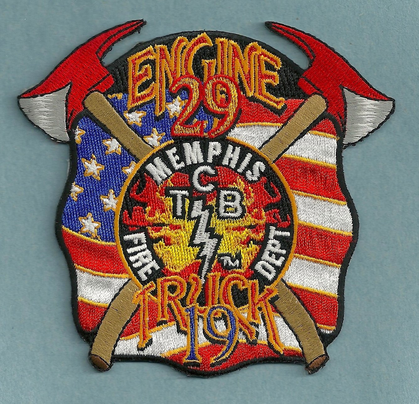 Memphis Fire Department Engine 29 Truck 19 Company Patch