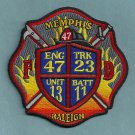 Memphis Fire Department Engine 47 Truck 23 Company Patch