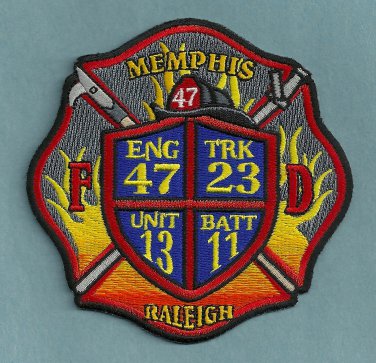Memphis Fire Department Engine 47 Truck 23 Company Patch