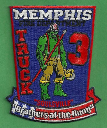 Memphis Fire Department Truck Company 3 Patch