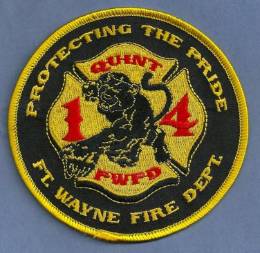 Fort Wayne Fire Department Quint Company 14 Patch