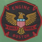 Boston Fire Department Engine Company 3 Fire Patch