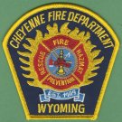 Cheyenne Wyoming Fire Patch