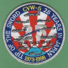 CVW-5 25 YEARS IN JAPAN 1973-1998 ANNIVERSARY PATCH