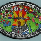 CVN-65 USS ENTERPRISE 2001 OPERATION SOUTHERN WATCH CRUISE PATCH CVN-65 USS ENTERPRISE 2001 OPERATION SOUTHERN WATCH CRUISE PATCH