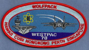CVN-65 USS ENTERPRISE WESTPAC 1998 WOLFPACK CRUISE PATCH