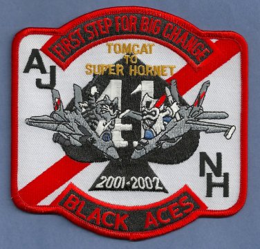 VF-41 BLACK ACES U.S. NAVY FIGHTER SQUADRON PATCH