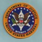 United States Marshal-Department of Justice Police Patch 4"