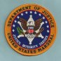 United States Marshal-Department of Justice Police Patch 4.5"