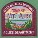 Mount Airy Georgia Police Patch
