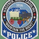 Wagener South Carolina Police Patch