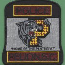 Pelion South Carolina Police Patch
