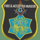 Arkansas State Police Masonic Lodge Patch
