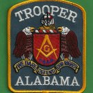 Alabama State Trooper Masonic Lodge Police Patch