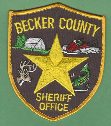 Becker County Sheriff Minnesota Police Patch