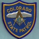 Colorado State Patrol Masonic Lodge Police Patch