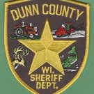 Dunn County Sheriff Wisconsin Police Patch