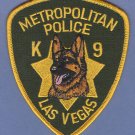 Las Vegas Nevada Police K-9 Unit Patch