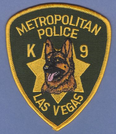 Las Vegas Nevada Police K-9 Unit Patch