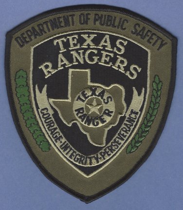 Texas Rangers Public Safety Police Tactical Patch
