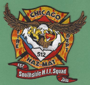 Chicago Fire Department Hazardous Materials Company 512 Patch