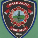 Palo Alto California Fire Rescue Patch