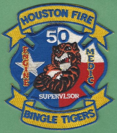 Houston Fire Department Station 50 Company Patch
