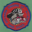 Boston Fire Department Engine Company 37 Fire Patch Bulldog