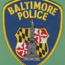 Baltimore City Maryland Police Patch