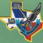 Texas Rangers Public Safety SWAT Team Police Patch