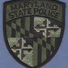 Maryland State Police Patch Tactical Green