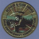 DEA Drug Enforcement Administration Ecstacy & Club Drugs Unit Patch Green