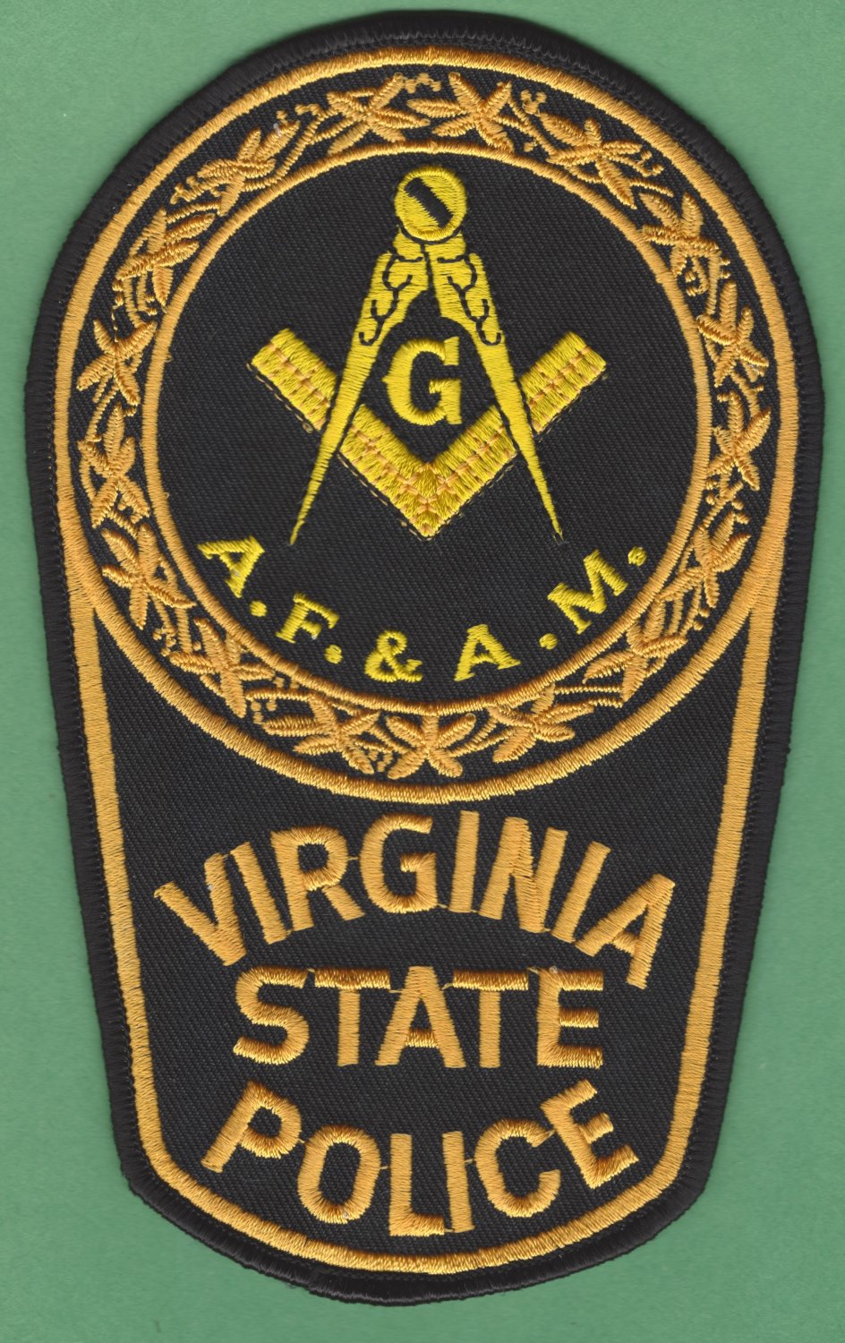 WEST VIRGINIA STATE POLICE MASONIC LODGE PATCH