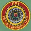 FBI Federal Bureau of Investigation Evidence Response Team Patch