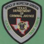 Texas Department of Criminal Justice Gang Task Force Police Patch