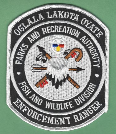 Oglala Lakota Oyate South Dakota Tribal Fish & Wildlife Enforcement Patch
