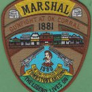 Tombstone Marshal Arizona Police Patch