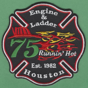 Houston Fire Department Station 75 Company Patch