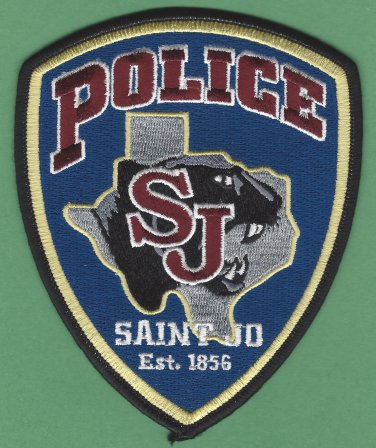 Saint Jo Texas Police Patch