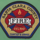 Santa Clara County California Fire Rescue Patch
