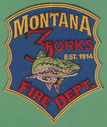 3 Forks Montana Fire Rescue Patch
