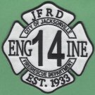 Jacksonville Fire Department Engine Company 14 Patch