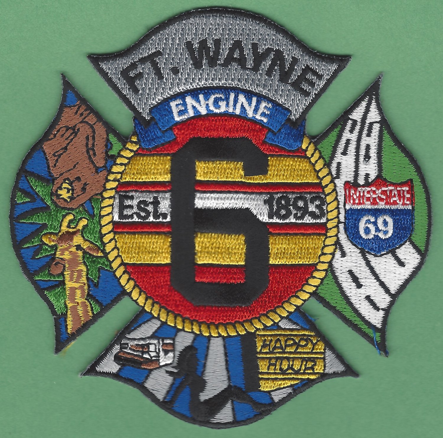 Fort Wayne Fire Department Engine Company 6 Patch