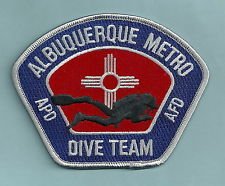 Albuquerque New Mexico Police Dive Team Patch