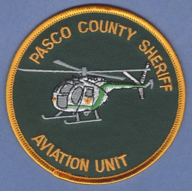 Pasco County Sheriff Florida Helicopter Aviation Unit Police Patch
