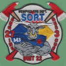 Memphis Fire Department Engine 27 Rescue 3 Company Patch