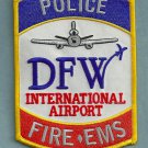 DFW Dallas-Fort Worth International Airport Fire Rescue Patch ARFF